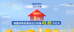 4385万亿元立异高!2024年我国外贸实现“ 4385万亿元立异高!2024年我国外贸实现“